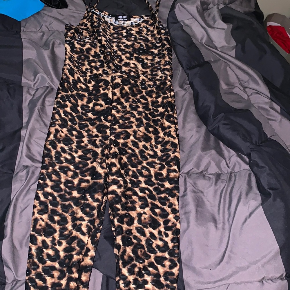 Leopard Print Jumpsuit